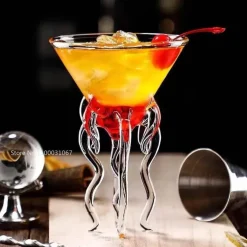 Octopus Cocktailglas-Set – Dekorative Kelche für Partys und Bars