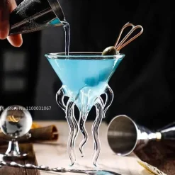Octopus Cocktailglas-Set – Dekorative Kelche für Partys und Bars