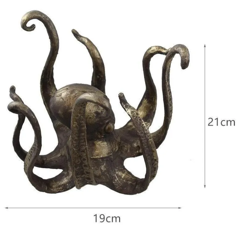 Oktopus-Becherhalter – Wohndekor-Akzent aus Kunstharz