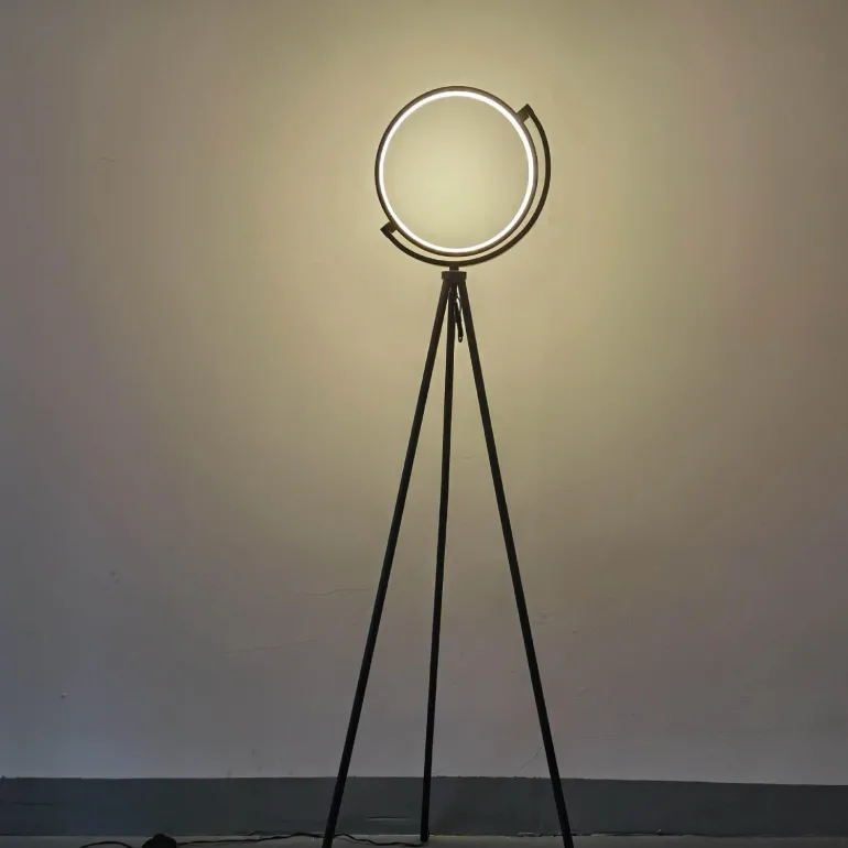 Orbital Grace Floor Lamp - Modern Adjustable Lighting