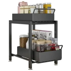 Organizer unter der Spüle – Mehrschichtige Schrankregalaufbewahrung