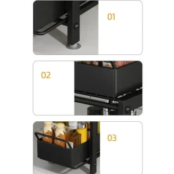 Organizer unter der Spüle – Mehrschichtige Schrankregalaufbewahrung