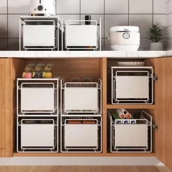 Organizer unter der Spüle – Ausziehbares Lagerregal