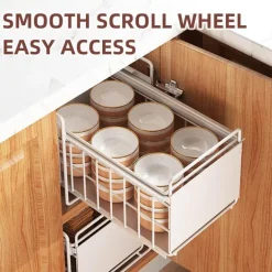 Organizer unter der Spüle – Ausziehbares Lagerregal