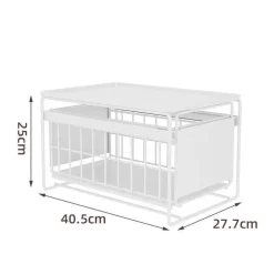 Organizer unter der Spüle – Ausziehbares Lagerregal