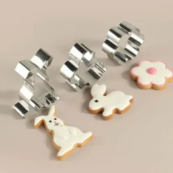 Oster-Ausstechformen-Set – Edelstahlformen für Kinder, Backpartys, 12-teilig