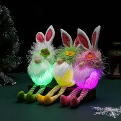 Oster-Plüsch-Leuchtpuppe – süße, weiche Puppe, die im Dunkeln leuchtet