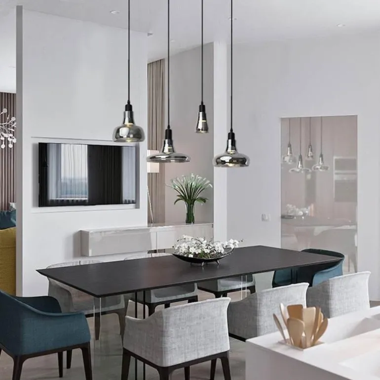 Oval Pendant Lamp - Modern Nordic Ceiling Light Fixture