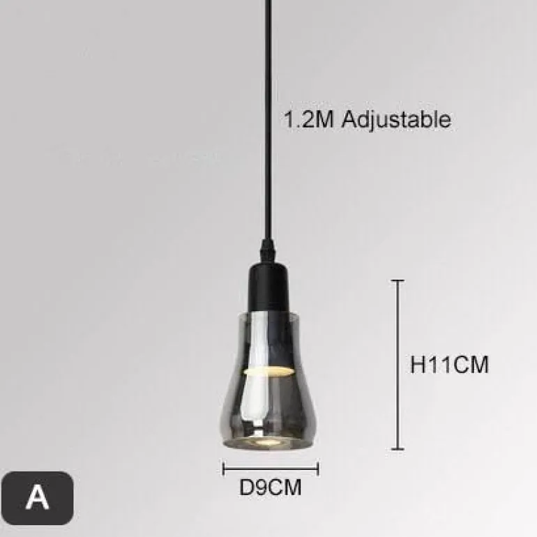 Oval Pendant Lamp - Modern Nordic Ceiling Light Fixture
