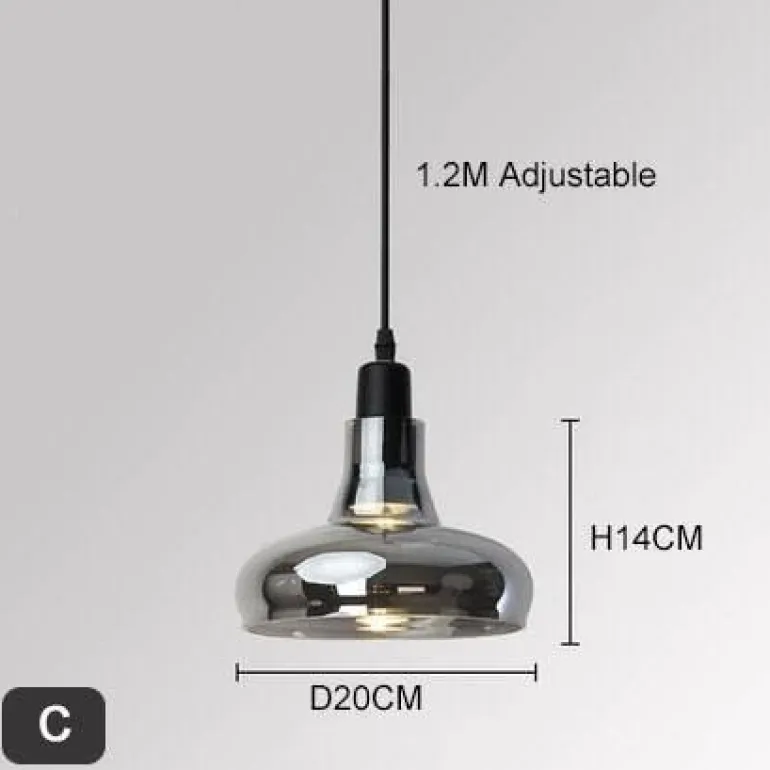 Oval Pendant Lamp - Modern Nordic Ceiling Light Fixture