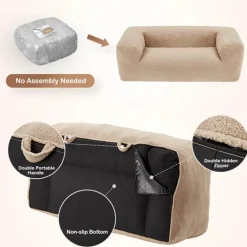 Oversized Plush Sofa - Modern Soft Comfort Couch