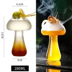 Paar Glasbecher-Set – Herz, Liebesvogel, Cocktail-Tee-Kaffeetassen