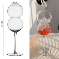 Paar Glasbecher-Set – Herz, Liebesvogel, Cocktail-Tee-Kaffeetassen