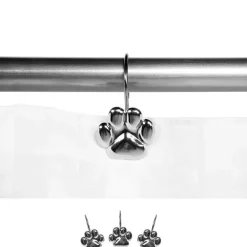 Panda Shower Curtain Hooks - Cute Bathroom Accessories