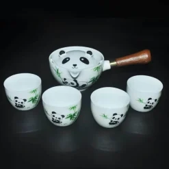 Panda Spin Rotierendes Teeservice – Teeparty-Spielset für Kinder