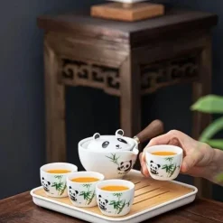 Panda Spin Rotierendes Teeservice – Teeparty-Spielset für Kinder