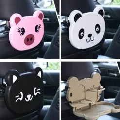 Panda-Tablett für den Rücksitz des Autos – Multifunktionaler Organizer für Kinder
