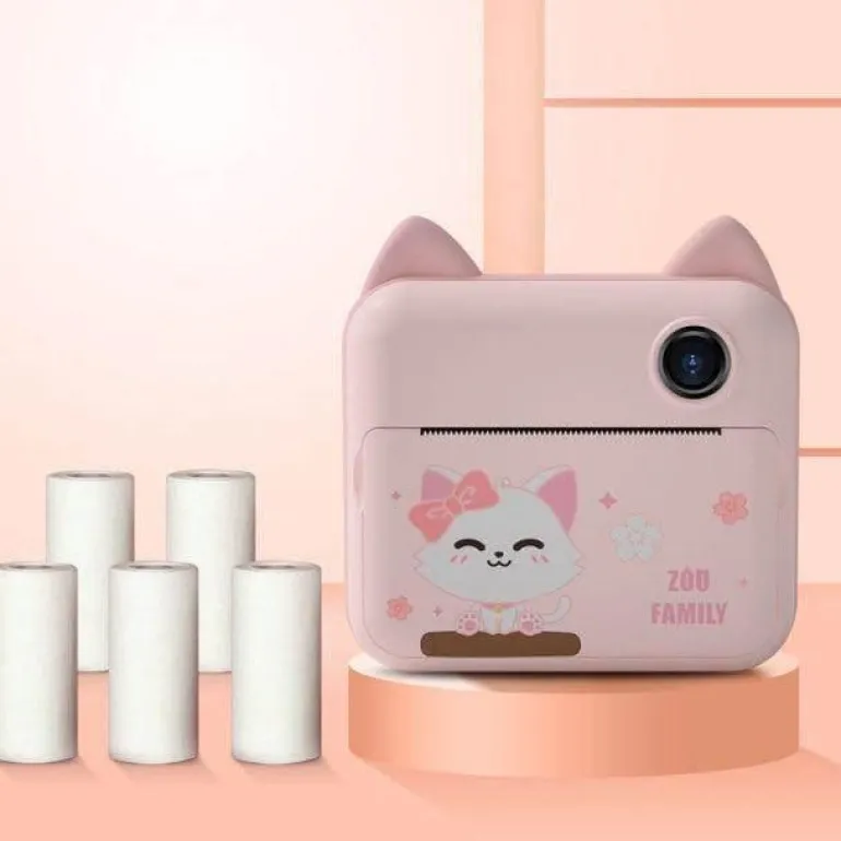 Pastel Sofortbildkameradrucker – Tragbarer digitaler Fotodrucker