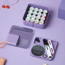 Pastell Reise-Nähset – Tragbares Nähset