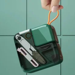 Pastell Reise-Nähset – Tragbares Nähset