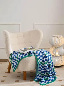 Pastelldecke – Weicher, gemütlicher Überwurf in Pastellfarben