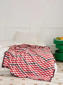 Pastelldecke – Weicher, gemütlicher Überwurf in Pastellfarben