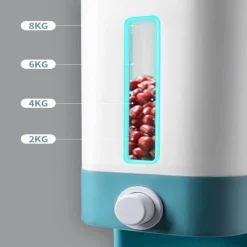 Pastellfarbener Reisspender – Feuchtigkeitsbeständiger Getreidebehälter