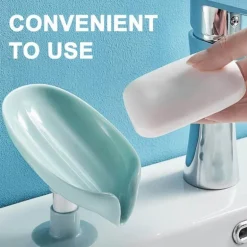 Pastellfarbener Seifenhalter - Selbstklebendes Abtropfgestell