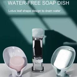 Pastellfarbener Seifenhalter - Selbstklebendes Abtropfgestell