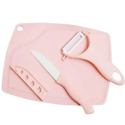 Pastellfarbenes Hackset - 3-teiliges Kochbesteck