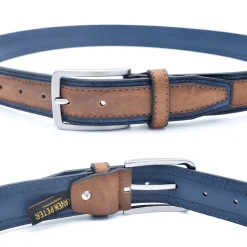 Patchwork-Gürtel für Herren – Designer-Accessoire für die Freizeit