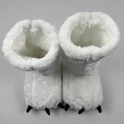 Pelzige Bärenklauen-Hausschuhe – Bequeme Winterhausschuhe