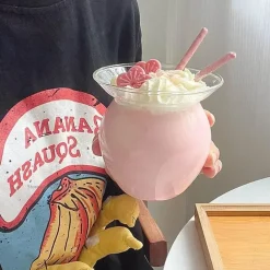 Personalisierte hitzebeständige Perlmilchteetassen für Partys