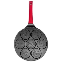 Pfannkuchenpfanne mit Cartoon-Tiermotiv – 7-förmige Hochleistungs-Grillplatte