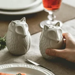 Pfefferstreuer aus Keramik mit Fuchsmotiv – süßes Küchendekor