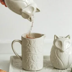 Pfefferstreuer aus Keramik mit Fuchsmotiv – süßes Küchendekor