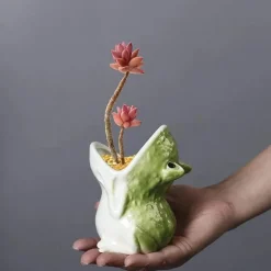 Pflanzgefäße aus Keramik in Froschform – Niedliche Gartendekoration für den Außenbereich