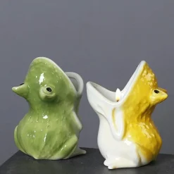 Pflanzgefäße aus Keramik in Froschform – Niedliche Gartendekoration für den Außenbereich