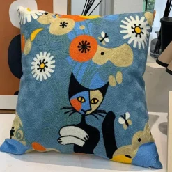 Picasso Abstrakter Kissenbezug - Besticktes Sofa-Auto-Dekor