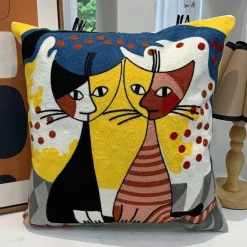 Picasso Abstrakter Kissenbezug - Besticktes Sofa-Auto-Dekor