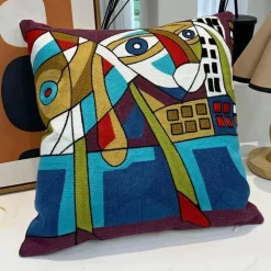 Picasso Abstrakter Kissenbezug - Besticktes Sofa-Auto-Dekor