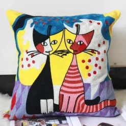Picasso bestickte Kissenbezüge – Künstlerische Sofadekoration