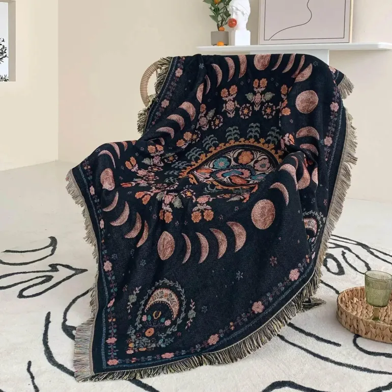 Picknickmatten-Sofabezug mit Geo-Quaste – Outdoor-Matte und Sofaschutz