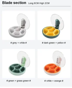 Pillendose – Tragbares Reiseetui für Medikamente