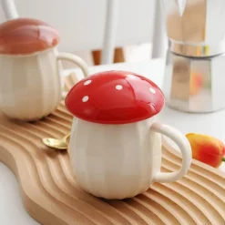 Pilz-Kaffeetasse - Kreative Keramiktasse