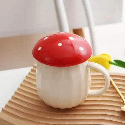 Pilz-Kaffeetasse - Kreative Keramiktasse