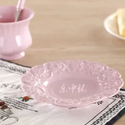 Pink Princess Teetassen-Set – Elegantes 180 ml Porzellan-Trinkgeschirr