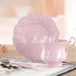 Pink Princess Teetassen-Set – Elegantes 180 ml Porzellan-Trinkgeschirr