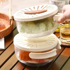 Platzsparender Abtropfkorb für Gemüse und Obst – Aufbewahrungslösung für die Küche