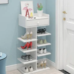 Platzsparendes mehrstöckiges Schuhregal – einfaches Lagerregal